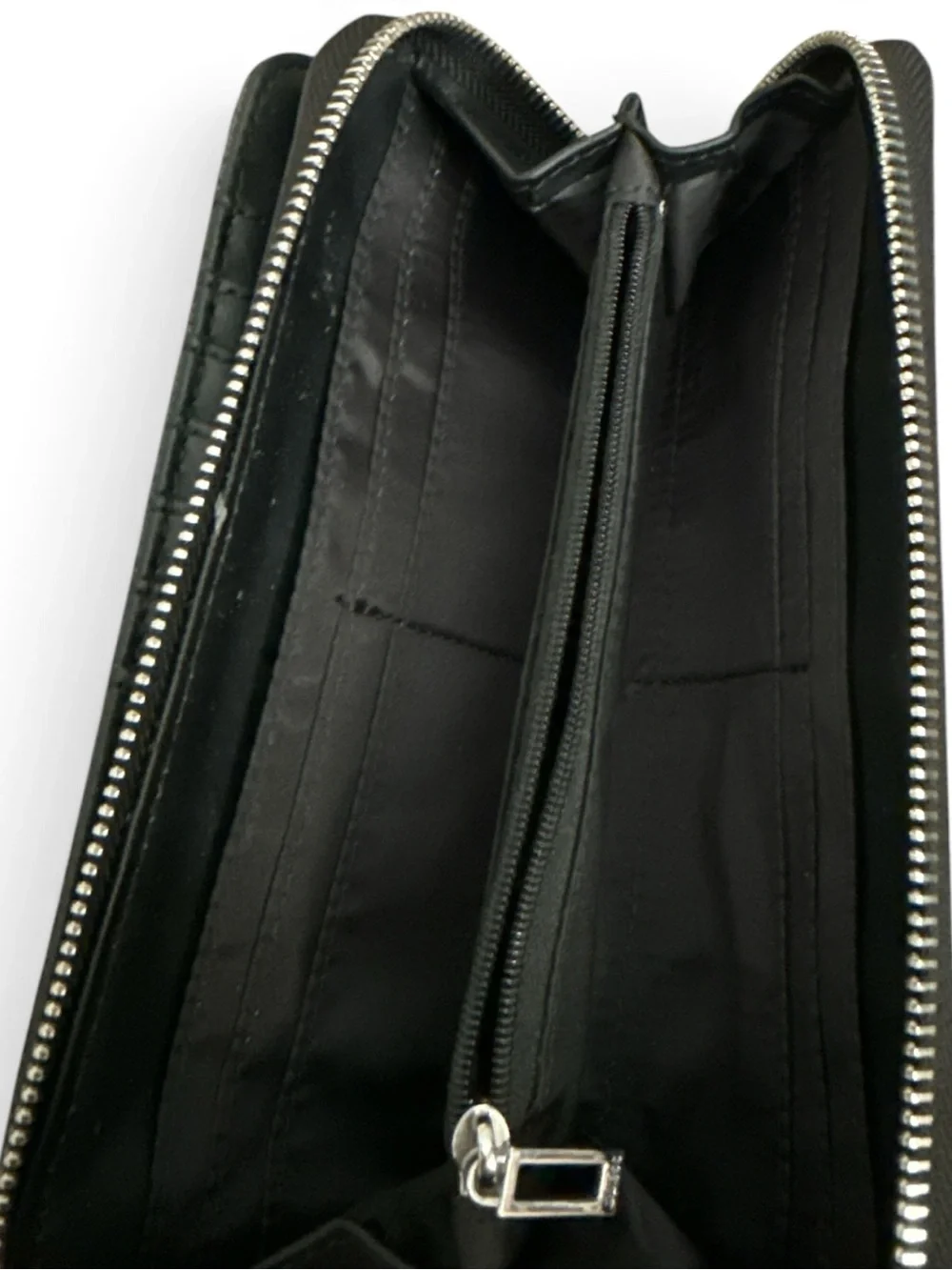 Guess Black Logo Strap Wristlet